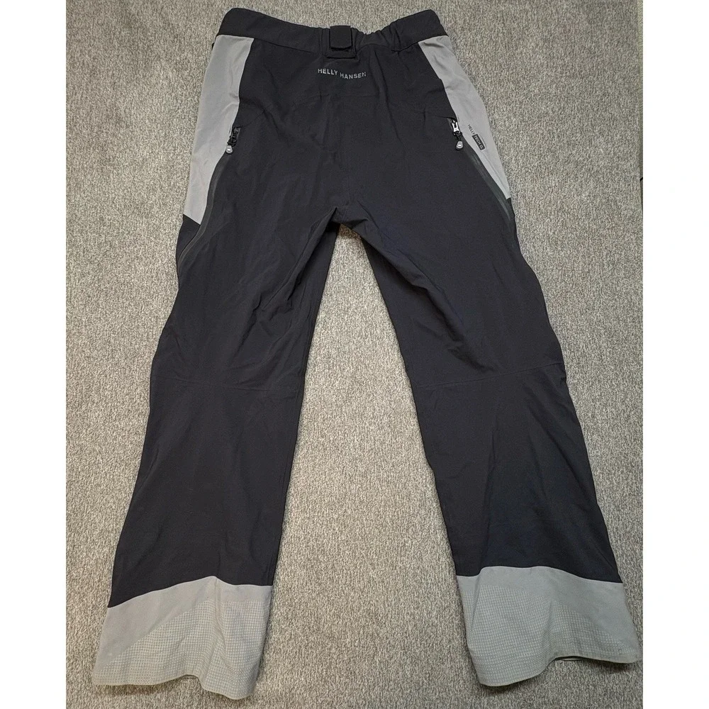 Helly Hansen Snow Pants Mens L‎ Black Helly Tech RECCO Primaloft Insulated Ski